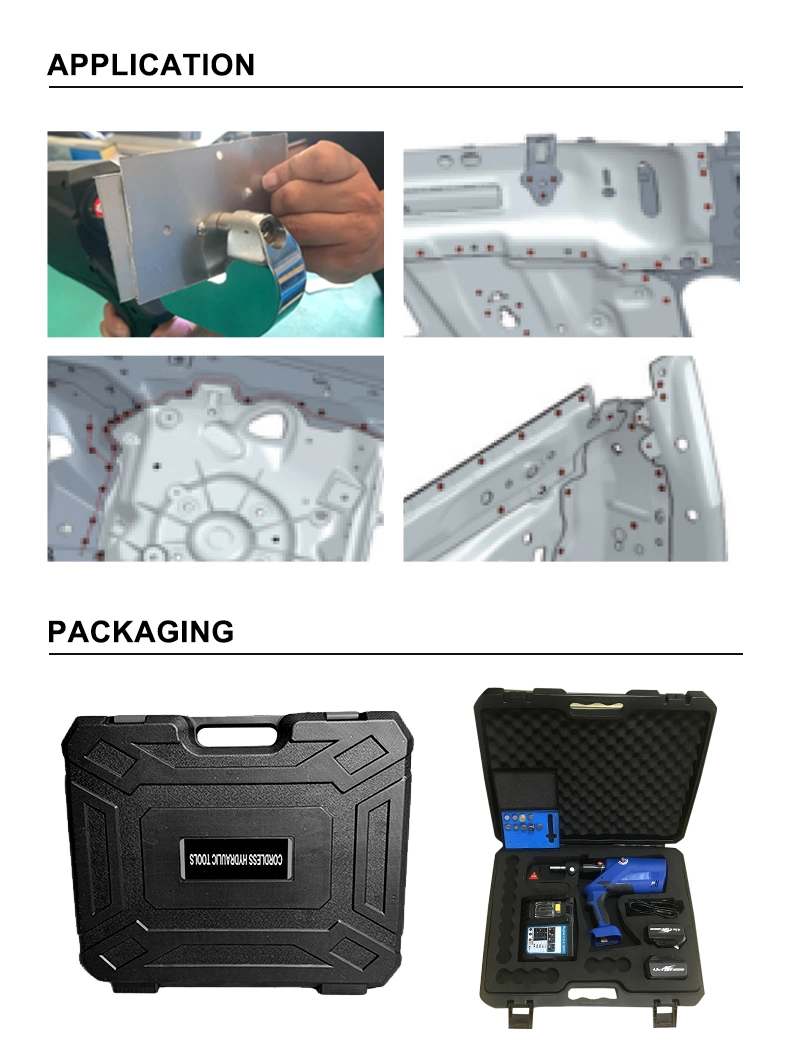 Avoid Panel Distortion Pressure Adjustable 6 Ton Self-Piercing Riveting Gun