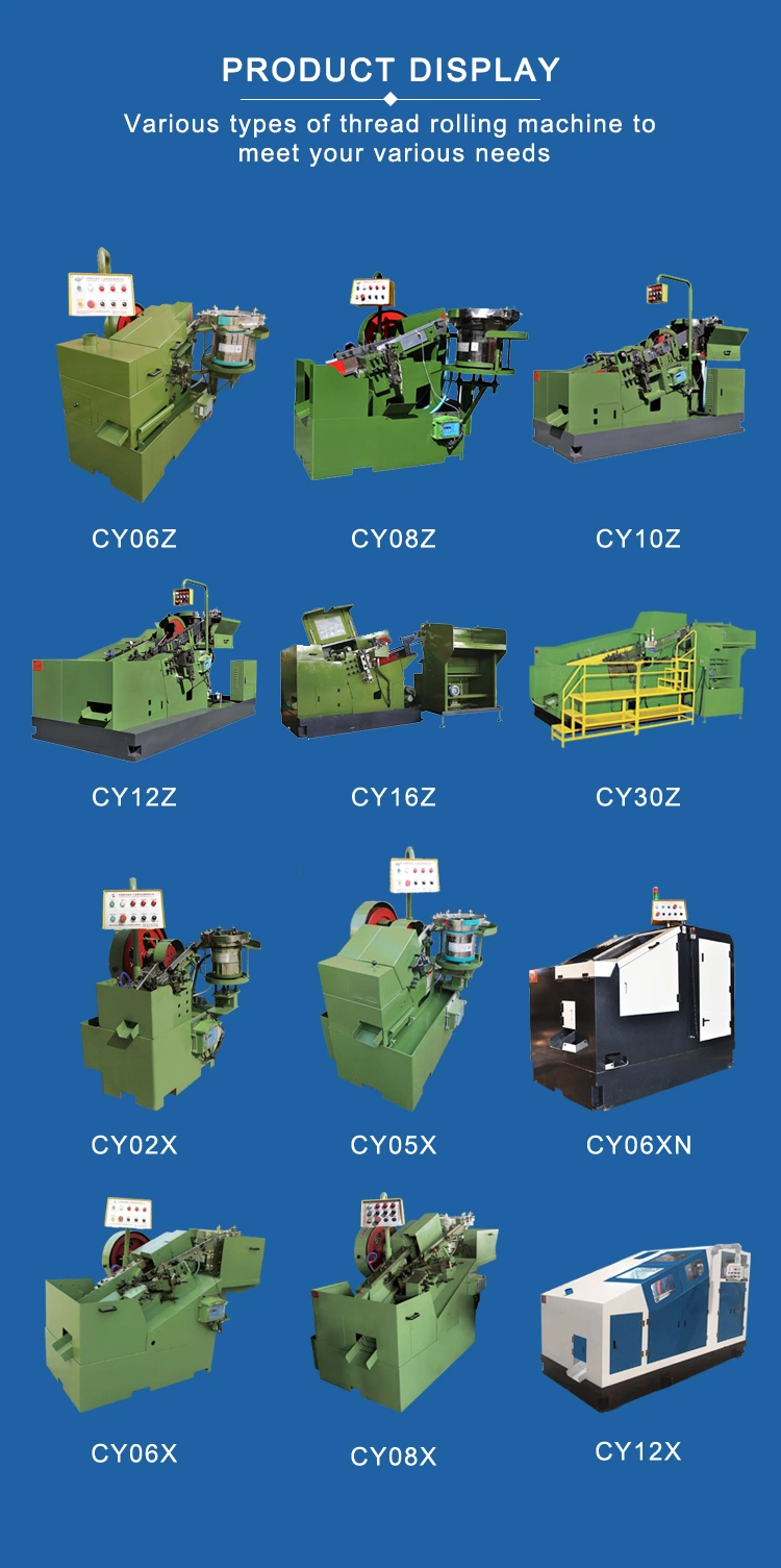 Circle Die Thread Rolling Machine Flat Thread Rolling Machine