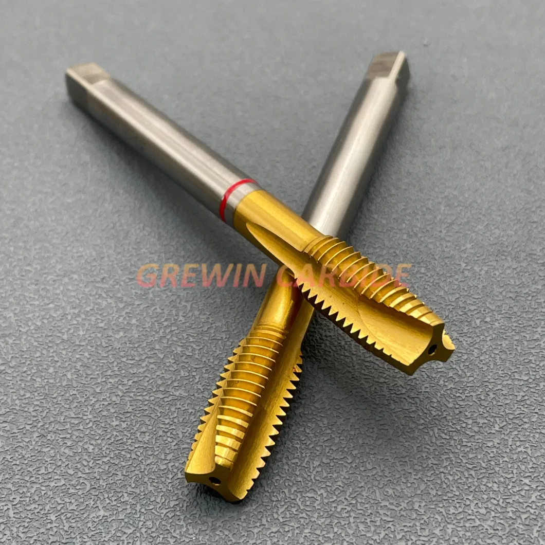 Grewin - High Quality Thread Cutting &amp; Drilling Tool HSS DIN376 Hand Tap Straight Slotted Taps