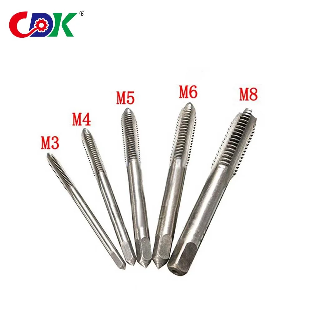 Best Sell High Qualityhss M10*1.5mm Taps Tin Coated Spiral Point Taps