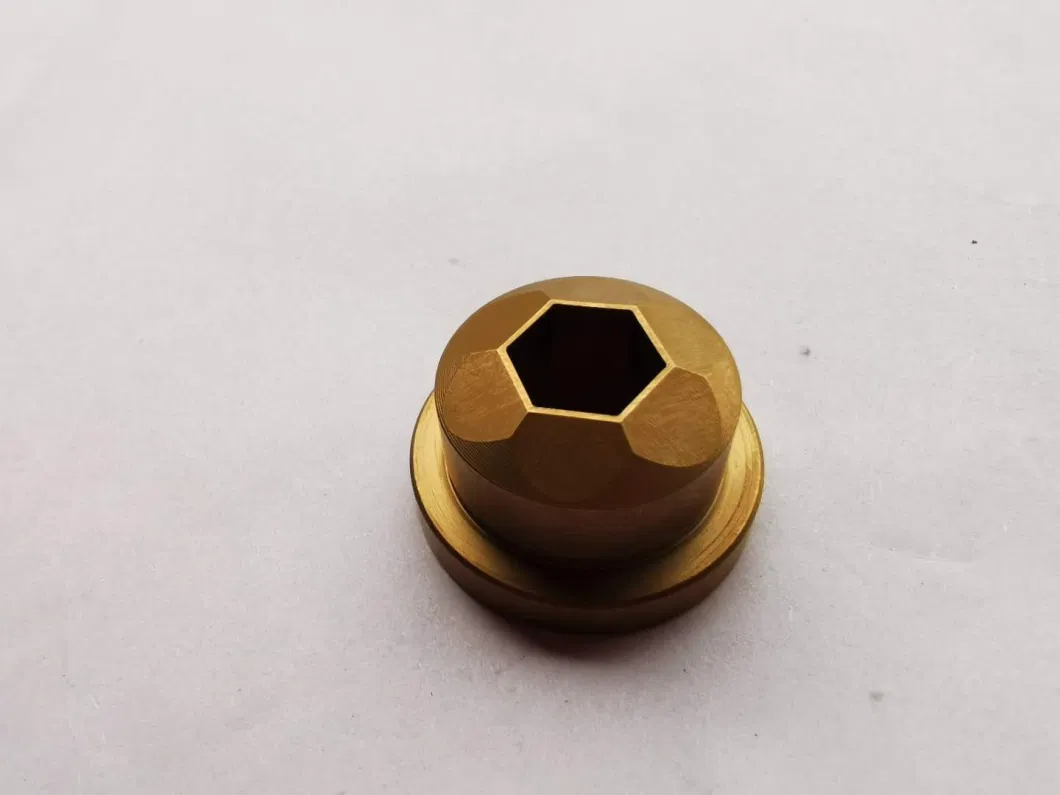 High Precision Golden Hex Nuts Trimming Dies