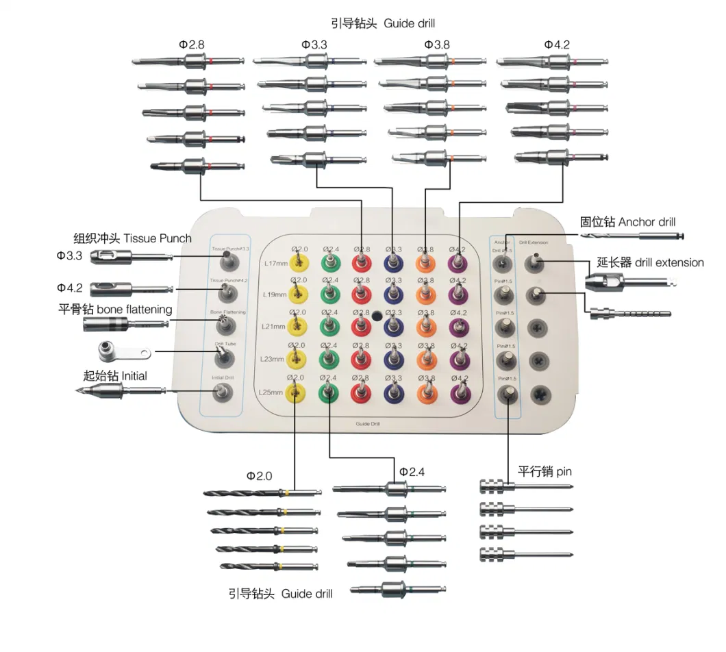 Medical Anchor Drill Cortical Cotical Bone Tap