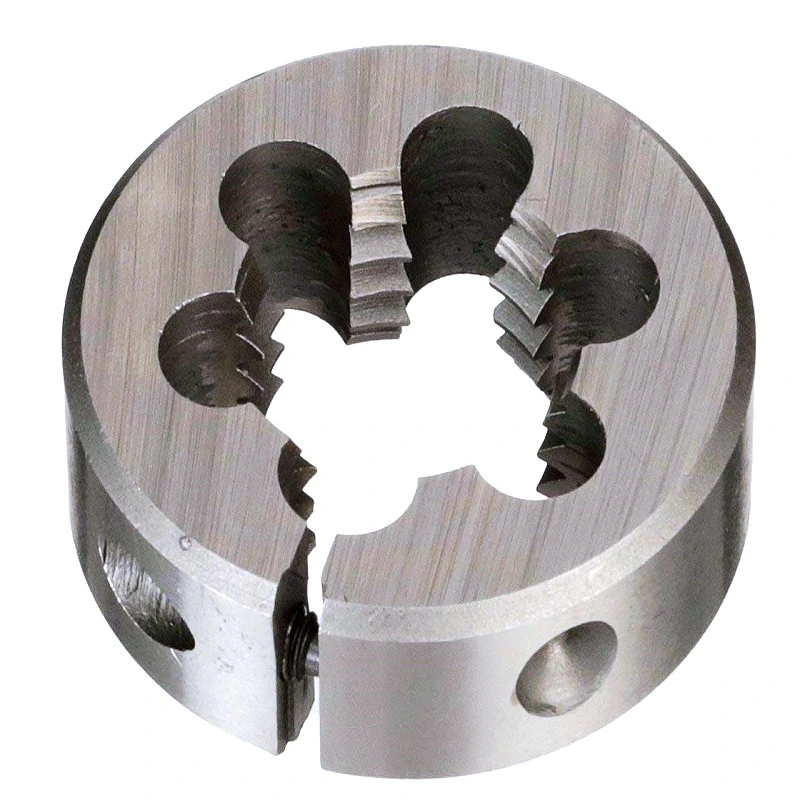 High Speed Steel Round Adjustable Pipe Threading Die