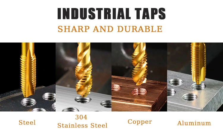 High-Speed Steel Cobalt Thread Taps for Wholesale