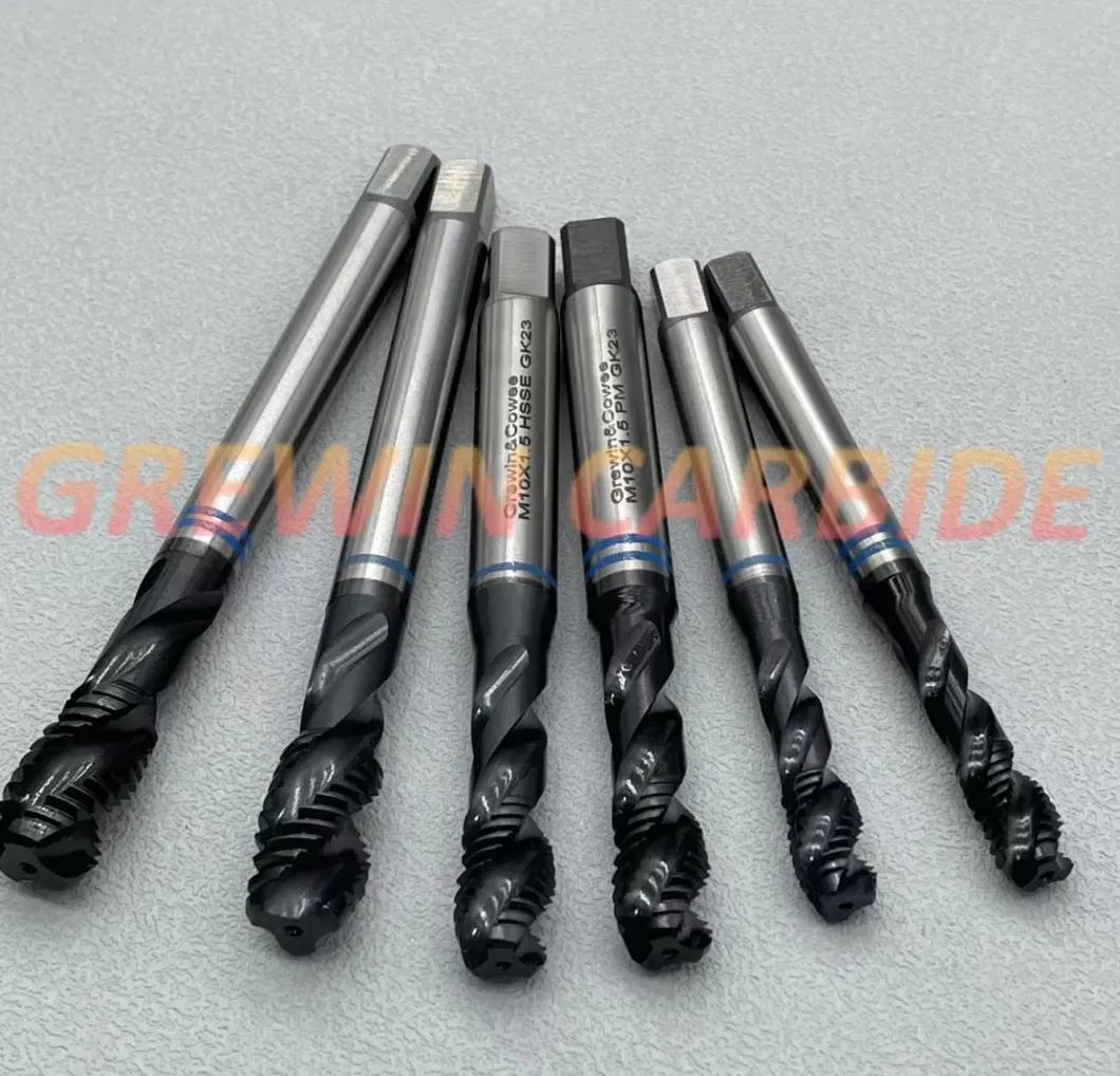 Gw-Wholesale Price DIN371/376 Hsse Sprial/Straight Flutes Thread Machine Taps for Drilling Hole