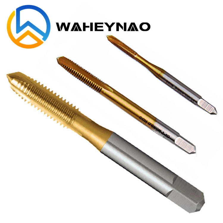 Waheynao Co8% Coated Metric HSS Machine Spiral Screw Pointed Taps for Thread Forming