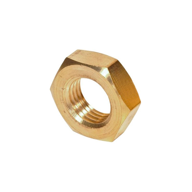 China All Sizes Carbon Steel Yellow Zinc Plated Galvanized Hexagon Head Hex Thin Nut