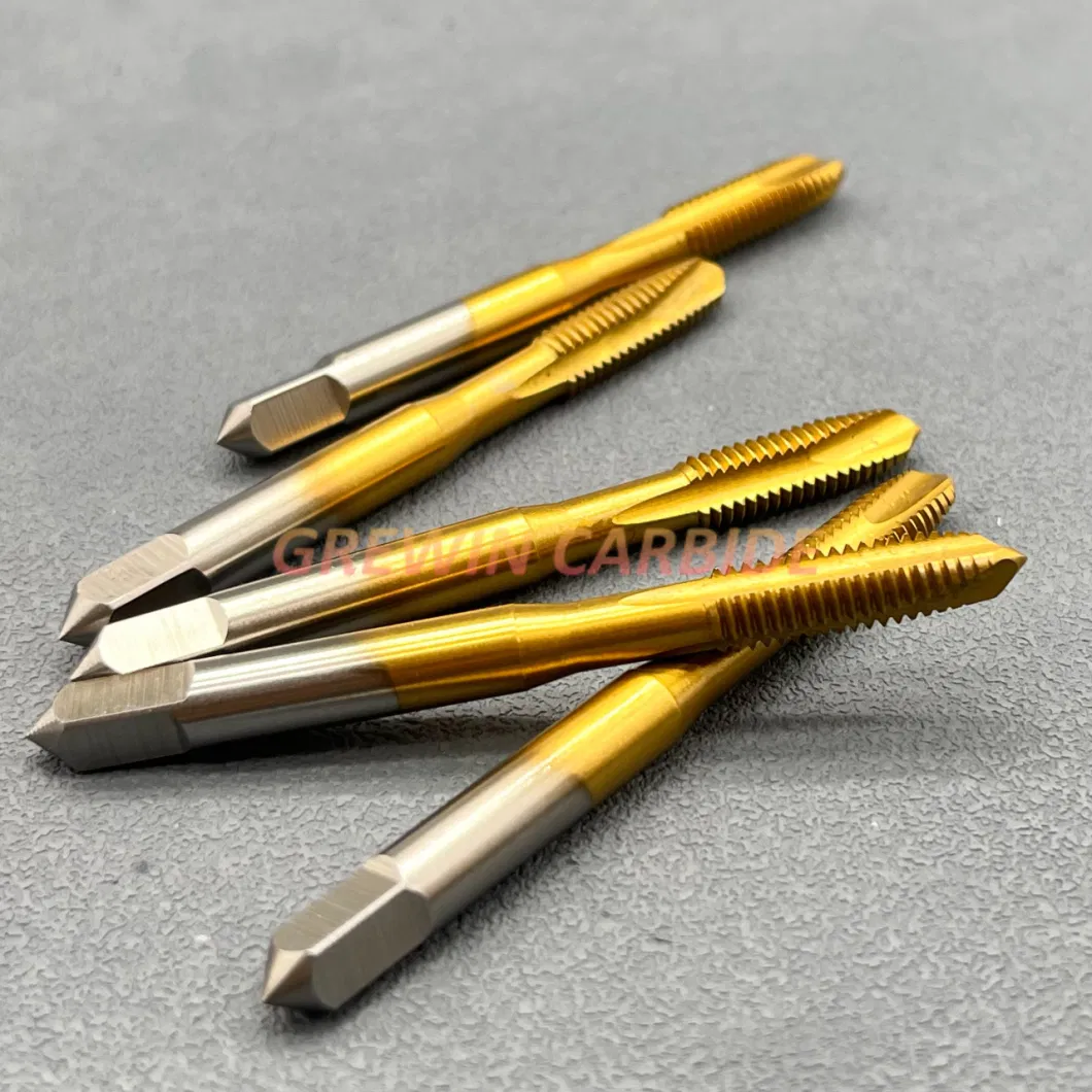 Gw Carbide-HSS Thread Tap Tool Screw Tap Powder Metallurgy Spiral Flute Tapping Tools Various Types of Machine Tap