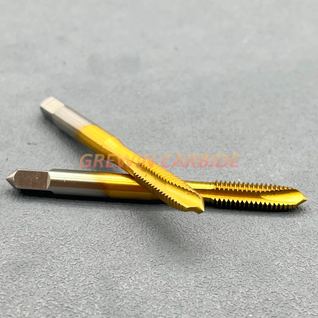 Gw Carbide-HSS Thread Tap Tool Screw Tap Powder Metallurgy Spiral Flute Tapping Tools Various Types of Machine Tap