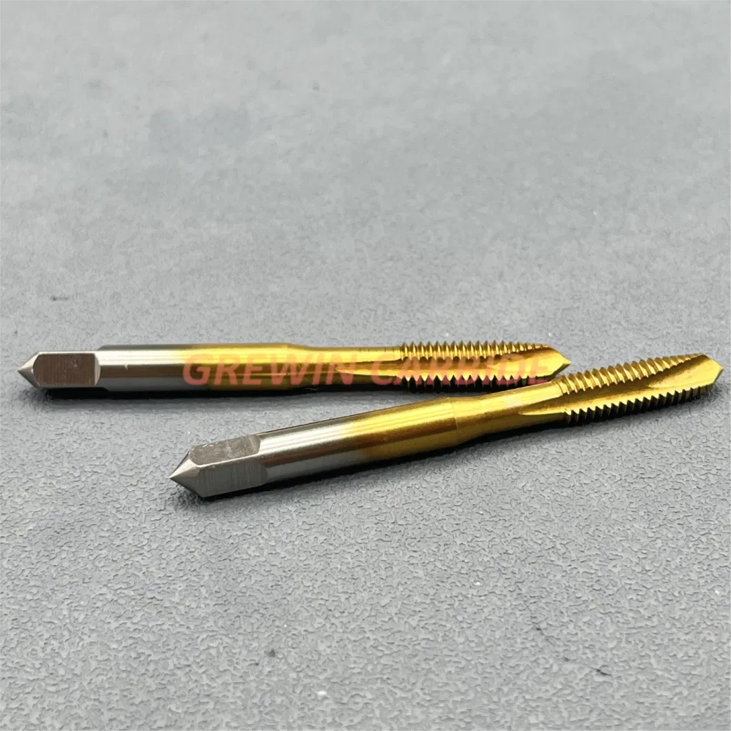 Gw Carbide-HSS Thread Tap Tool Screw Tap Powder Metallurgy Spiral Flute Tapping Tools Various Types of Machine Tap