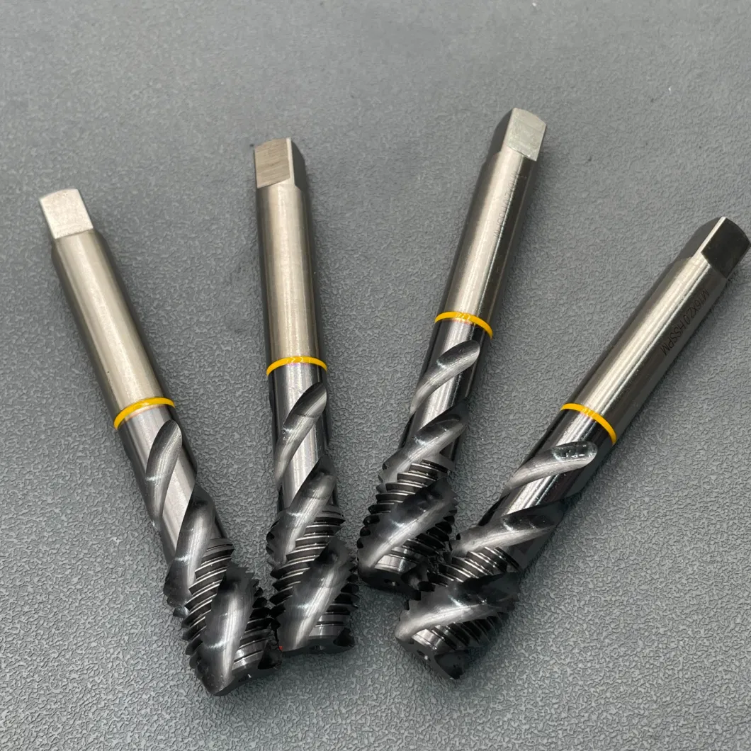 Grewin-High Speed Steel Screw Thread Tap Hsse-Pm DIN376 Durable Taps Spiral Flute Alloy Thread Cutting Tool