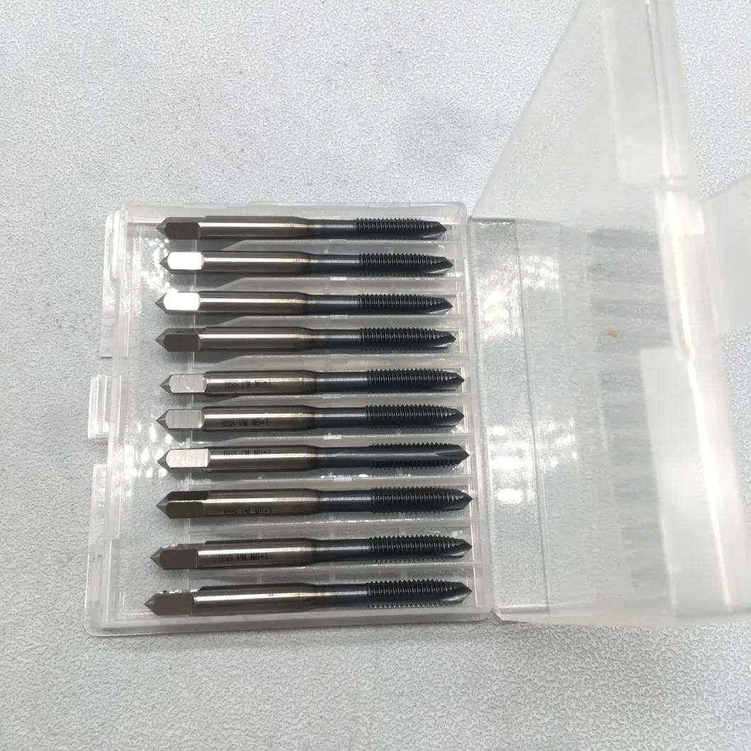 ISO High Quality Cutting Tools Machine Tap HSS Straight Flute Taps for Creating Screw Thread