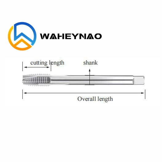 Waheynao DIN376 Spiral Straight Flute Tap Die HSS M35 5% Cobalt M2 6542 Screw Machine Taps