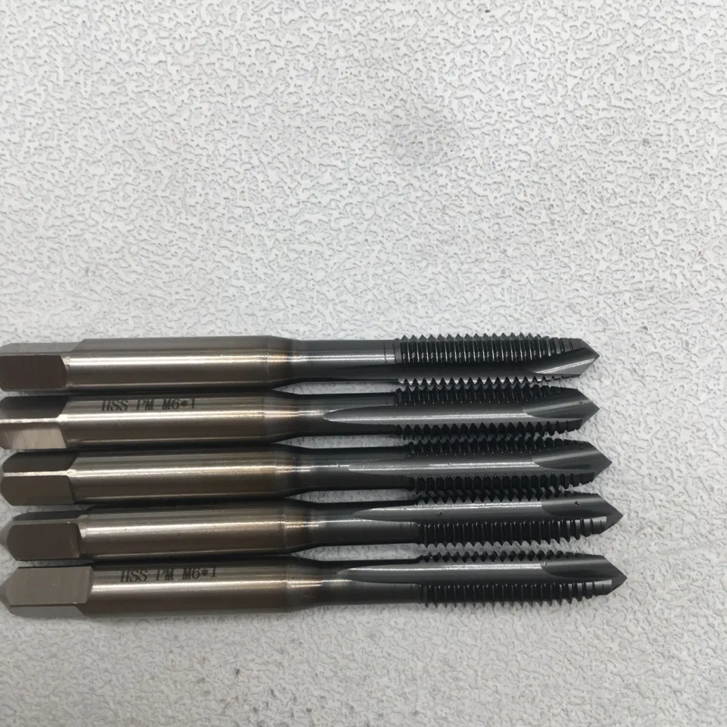 ISO High Quality Cutting Tools Machine Tap HSS Straight Flute Taps for Creating Screw Thread