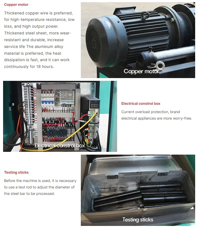 Automatic Rebar Screw Making Machine / Thread Rolling Machine / Threading Machine with High Quality Thread Roller Die Mould