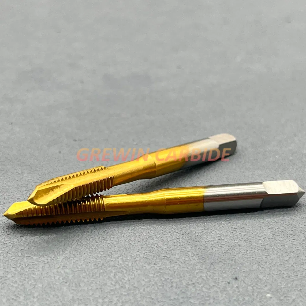 Gw Carbide-HSS Thread Tap Tool Screw Tap Powder Metallurgy Spiral Flute Tapping Tools Various Types of Machine Tap