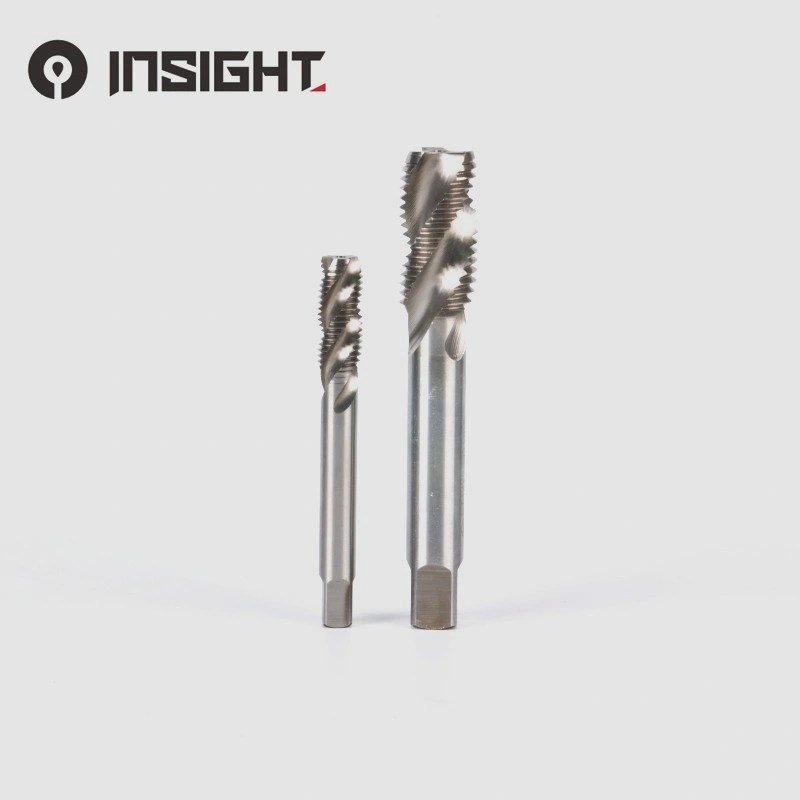 DIN Spiral Taps with Tin Coating HSS Spiral Flute Threading Taps