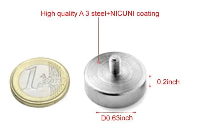 Permanent Magnetic Cup Shape Straight Countersunk Strong Pot Magnets