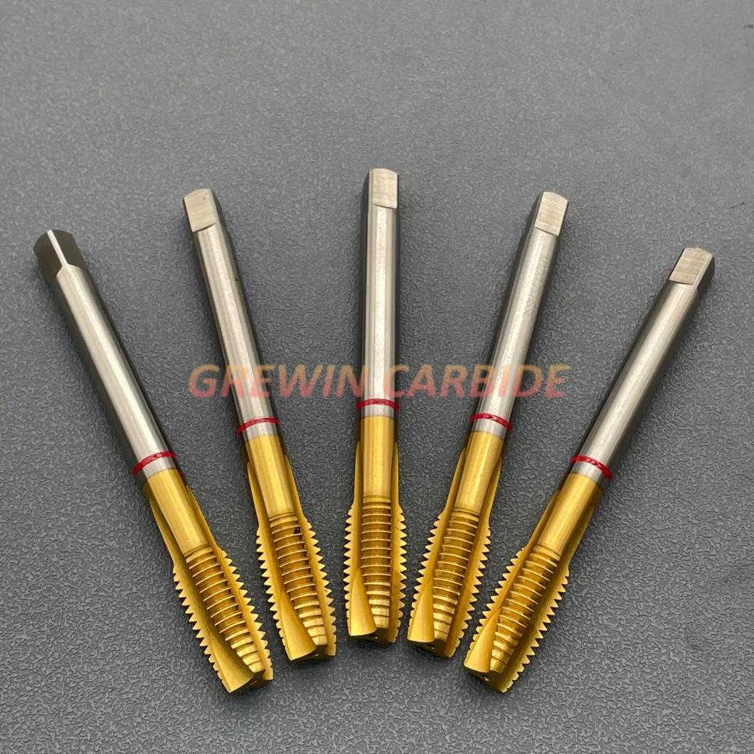 Grewin - High Quality Thread Cutting &amp; Drilling Tool HSS DIN376 Hand Tap Straight Slotted Taps