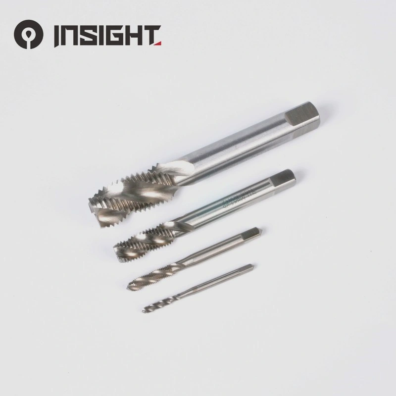 DIN Spiral Taps with Tin Coating HSS Spiral Flute Threading Taps