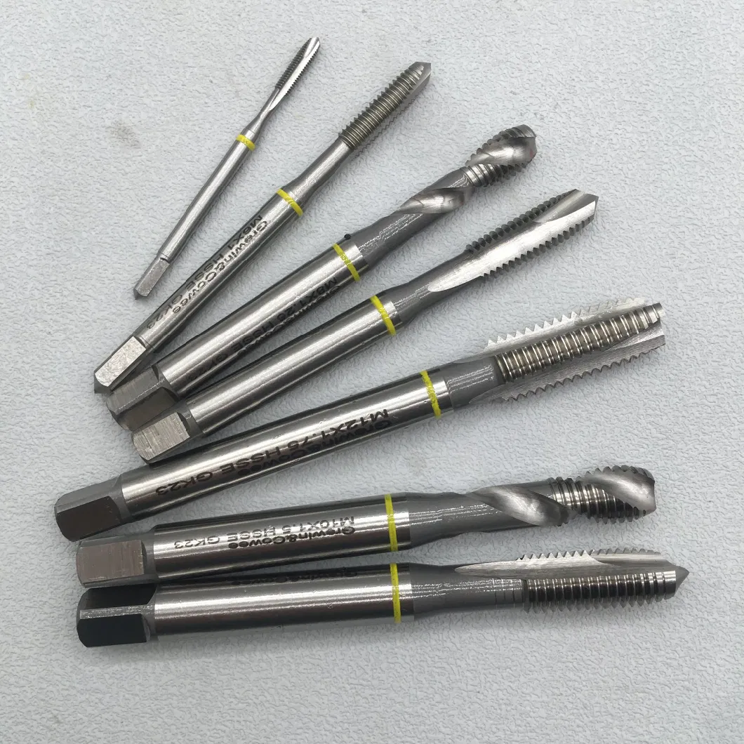 Grewin-OEM Customized HSS Spiral/Straight Flute Metric Machine Screw Thread Taps