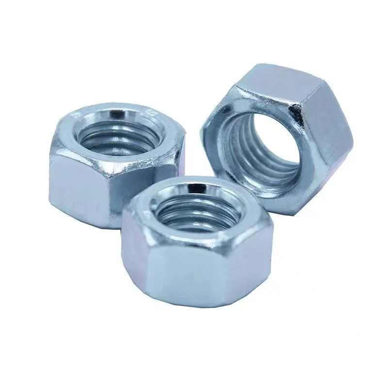 Good Quality China All Sizes Carbon Steel Zinc Plated Hexagon Head Hex Nut