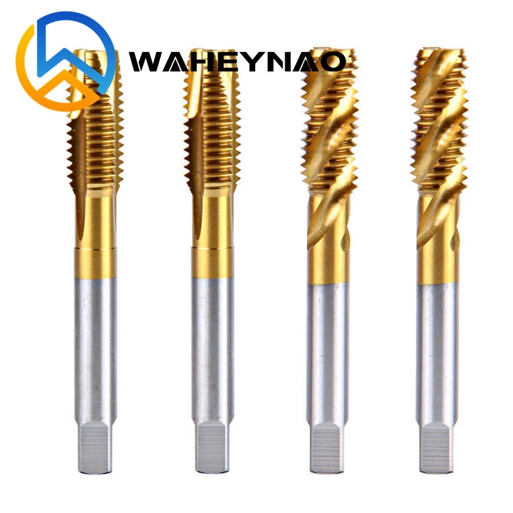 Waheynao Co8% Coated Metric HSS Machine Spiral Screw Pointed Taps for Thread Forming