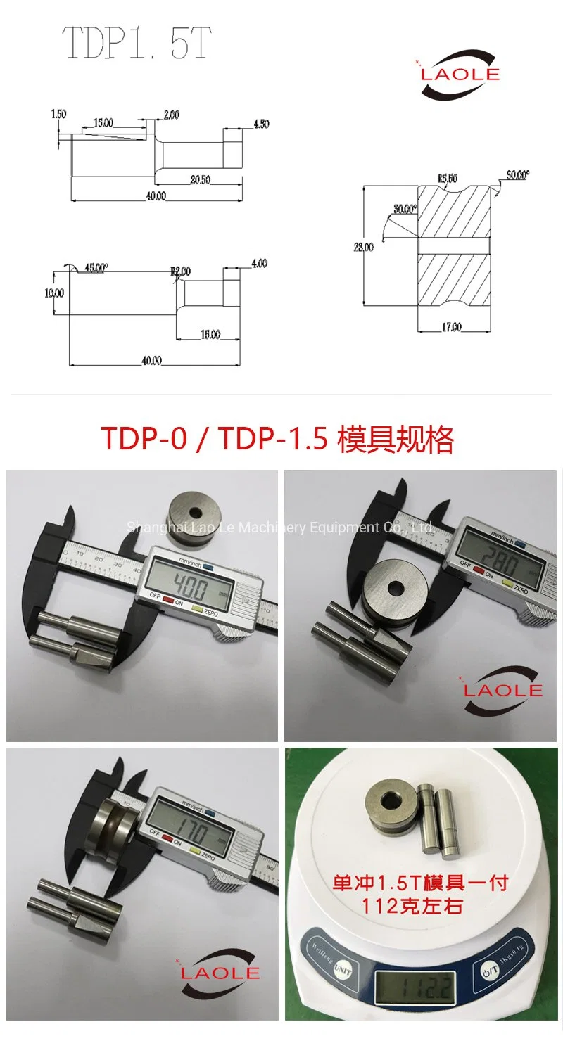 Single Punch Die for Round Machine Mould Die Tablet Press