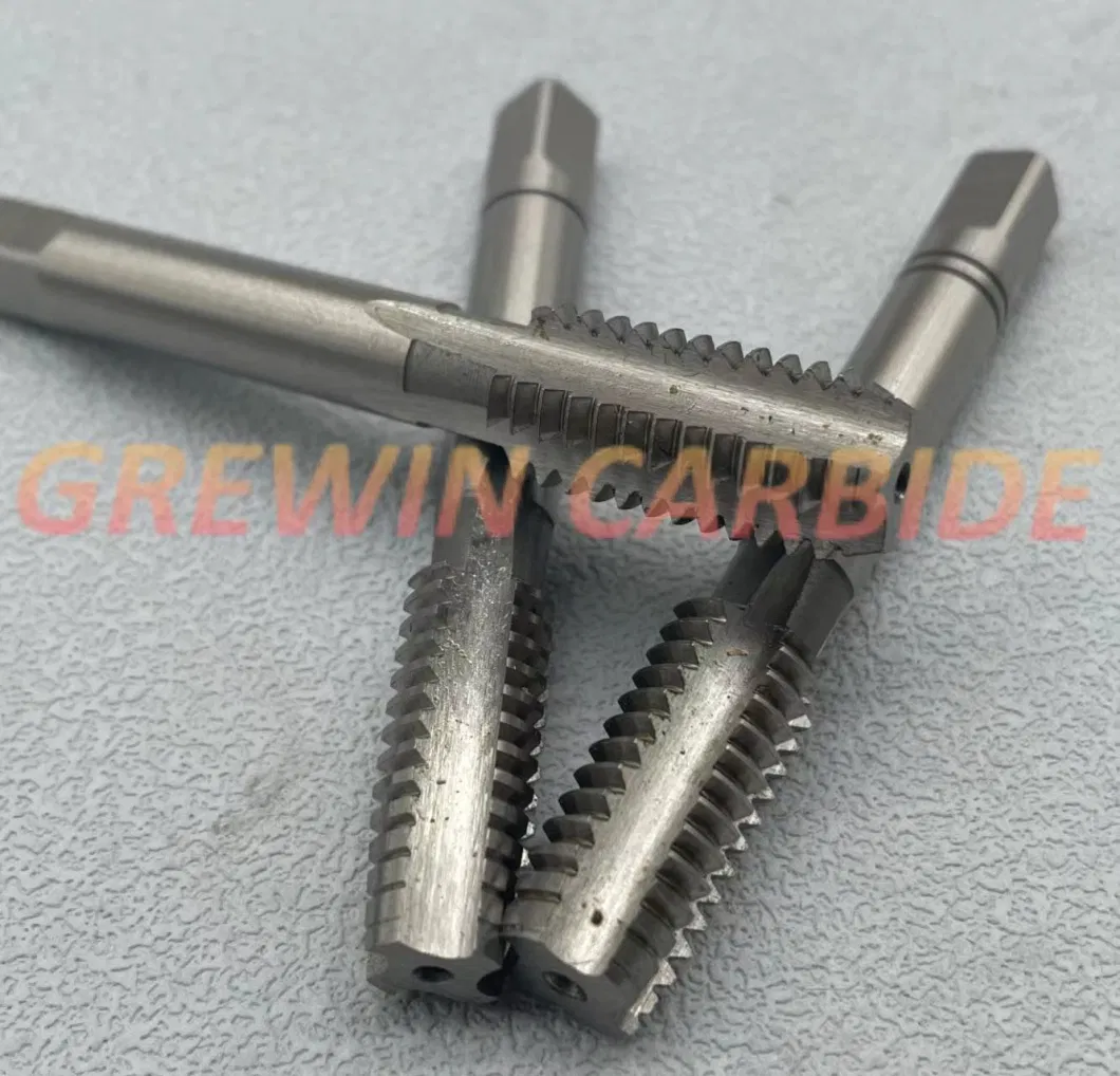 Grewin High Quality Tungsten Carbide Tools HSS Hand Taps Bsw Standard 7/16 HSS M2 3PCS/Set