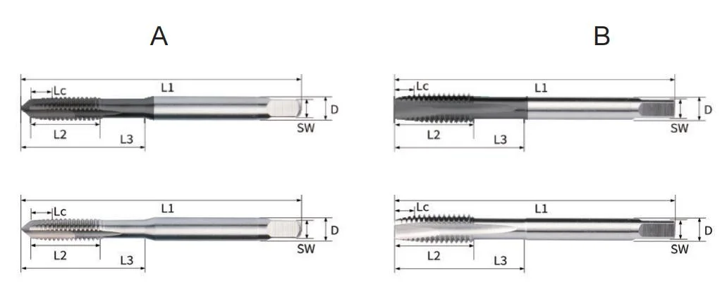 Find Quality OEM HSS Taps Forming Threading Taps for CNC Cutting