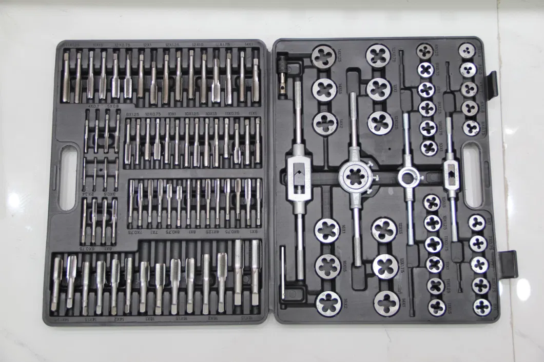 110PCS Tap and Die Set with Hand Tool for Tap