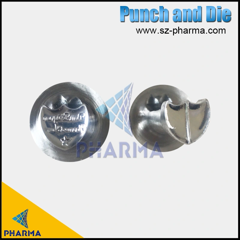 8mm Round Shape Engraved Logo Punch Die Blank Design