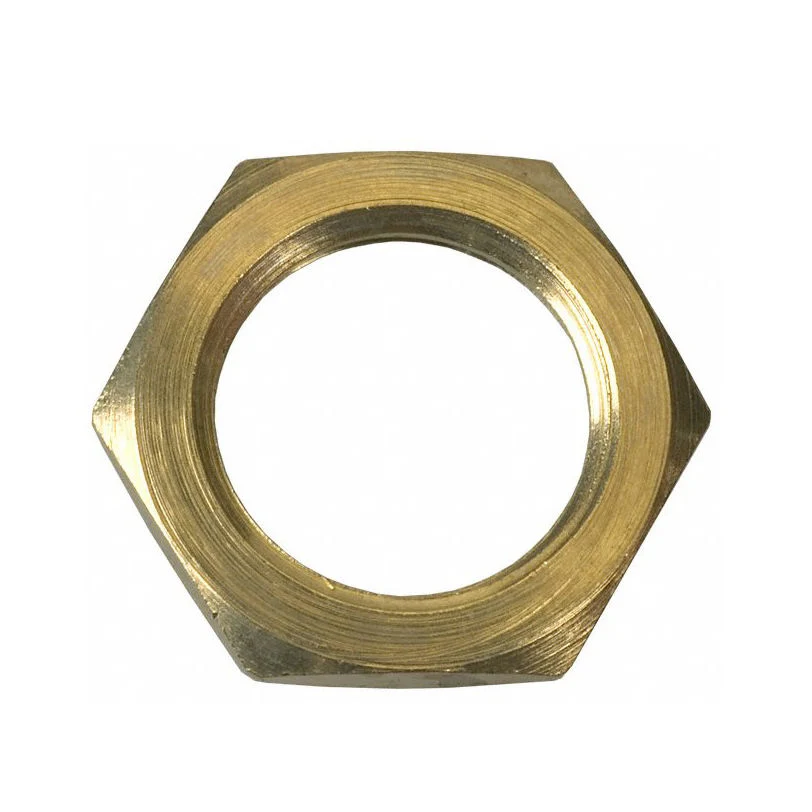 China All Sizes Carbon Steel Yellow Zinc Plated Galvanized Hexagon Head Hex Thin Nut