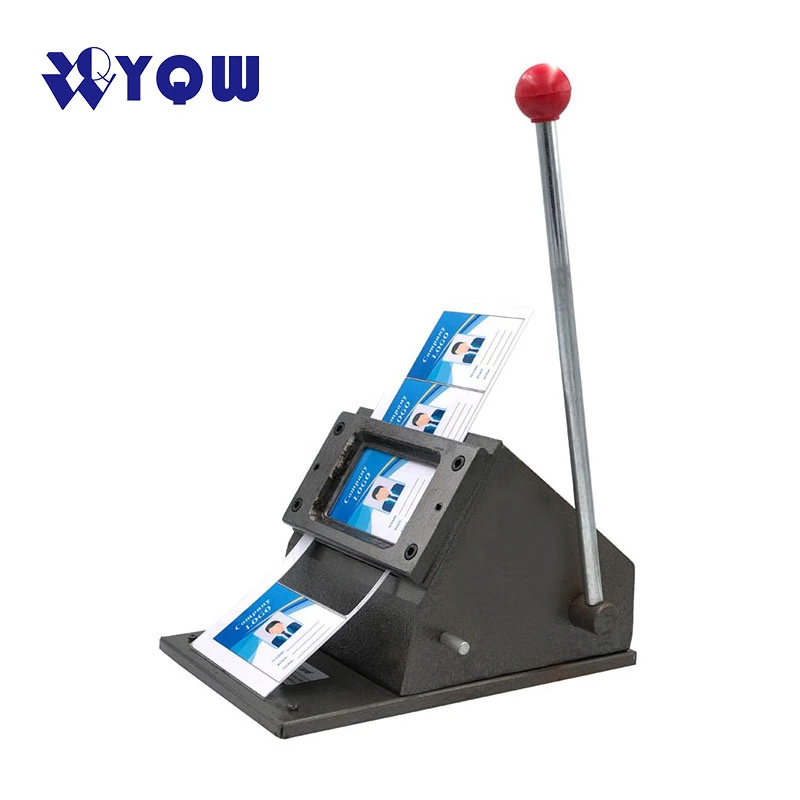 Manual PVC Die Cutter with Round Conrer 86X54mm