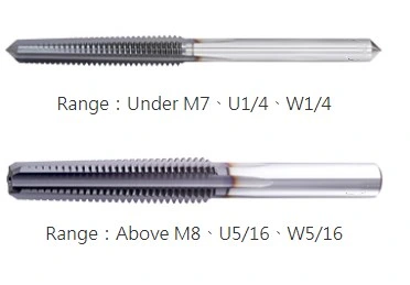 HSS Snt Short H Type Nib Nut Tap Connect with Bent Shank for Fasteners and Processing Industries.