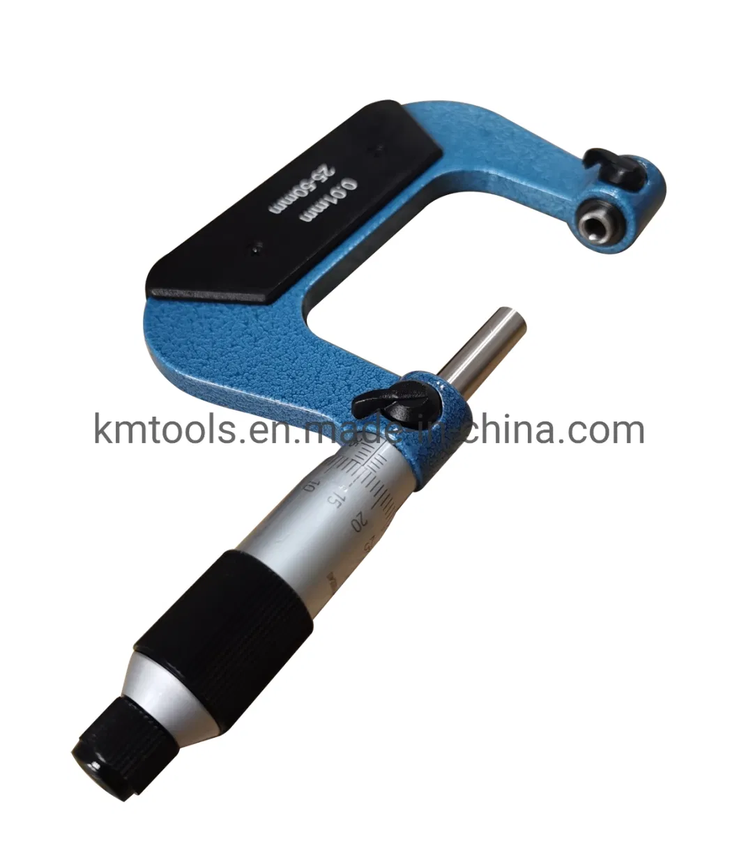 Ratchet Stop 25-50mm Screw Thread Micrometer Gauge Tools