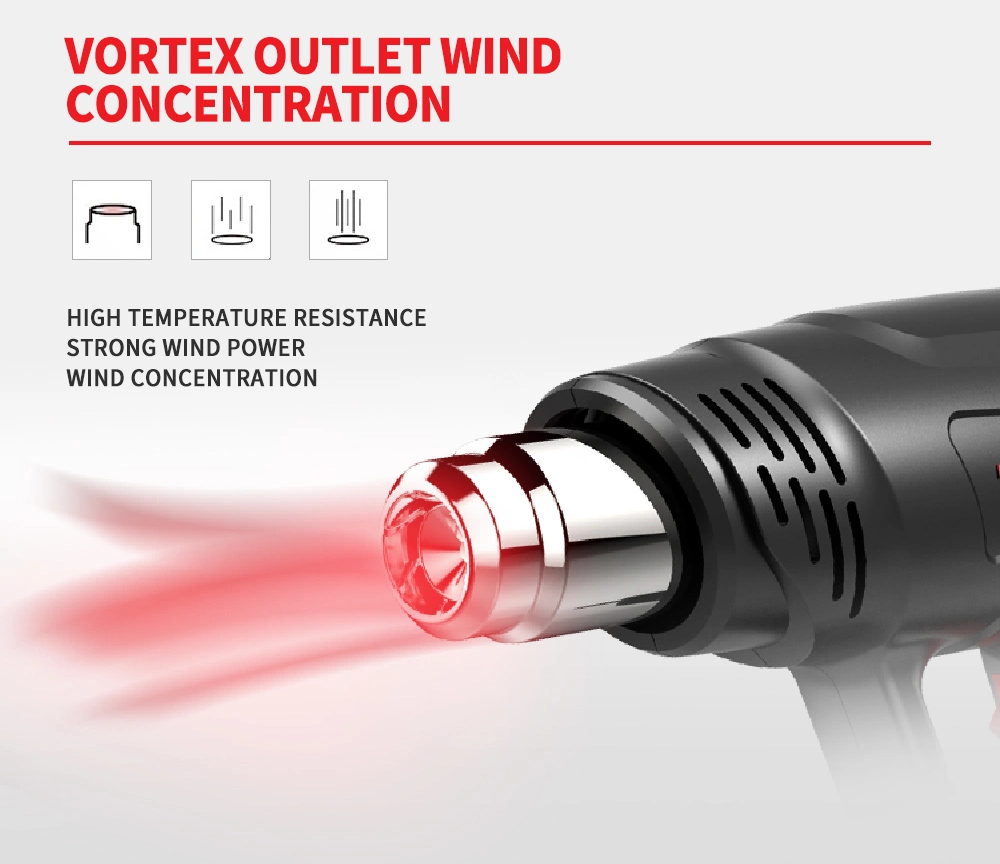 Electric Portable Heat Gun Is Suitable to Help Clean up Threading Hg5520