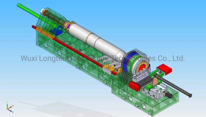 High Performance CNC Neck Threader with Gas Cylinder Screw Threading Threading Screw Machines Neck Threaded Machine