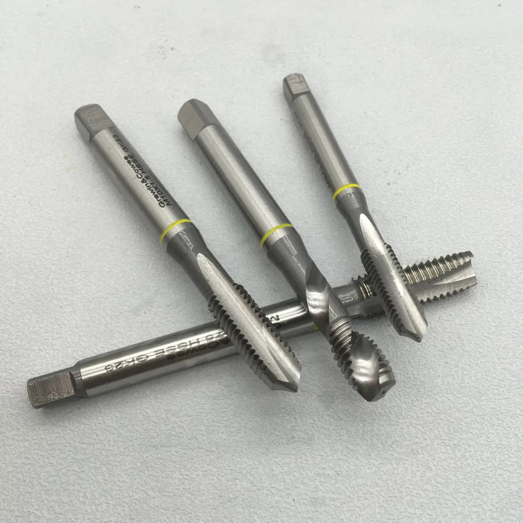 Grewin-OEM Customized HSS Spiral/Straight Flute Metric Machine Screw Thread Taps