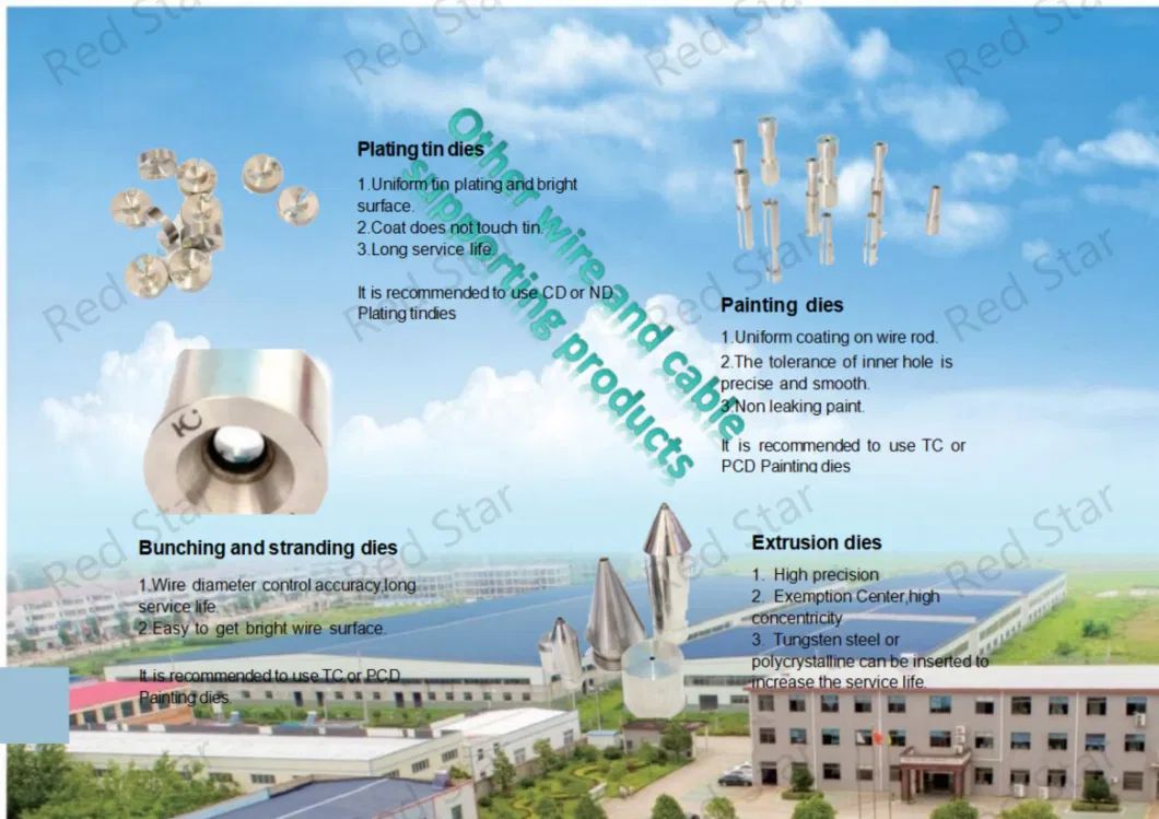 High Quality Solid PCD Polycrystalline Wire Drawing Dies