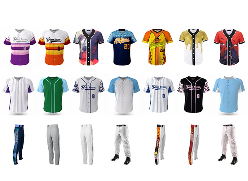 Custom Dye Sublimation Printing Cheap Wholesale OEM Jerseys New York Best Selling Touch Baseball Uniform