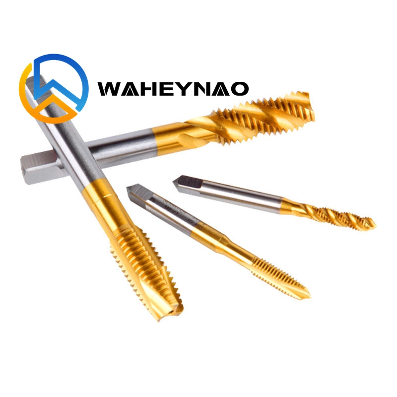 Waheynao M2 to M52 Hand Machine HSS Cobalt Screw Tap with Straight spiral Flute spiral Point