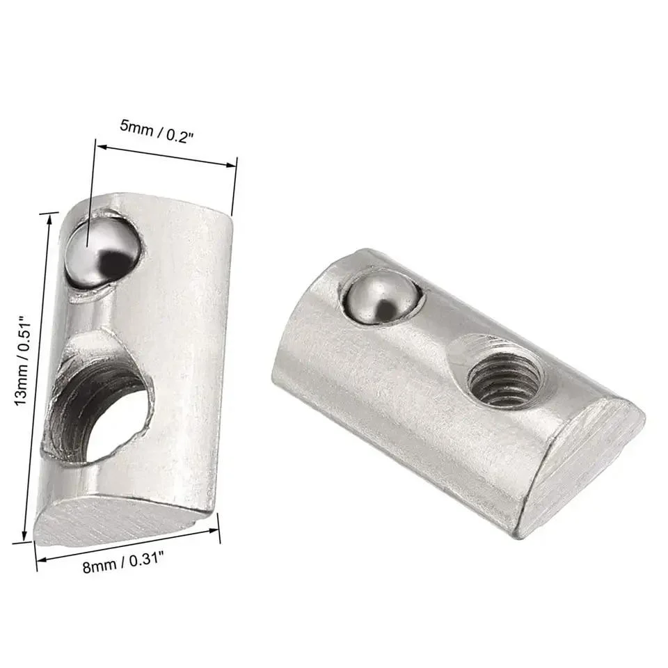 Stainless Steel Weld Fasteners Square Swing Hex Flange Lock Screw Nut