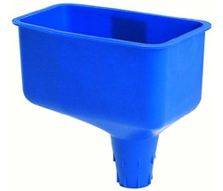 4 Quart Propylene Lockable Drum Funnel with Removable Screen Filter