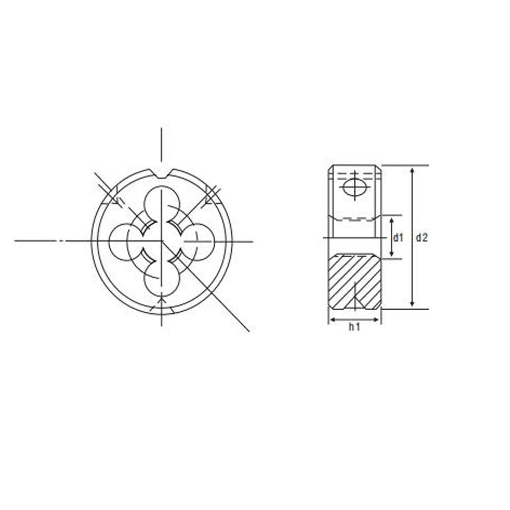 DIN223 Dies High Speed Steel Machine and Hand Round Thread Dies