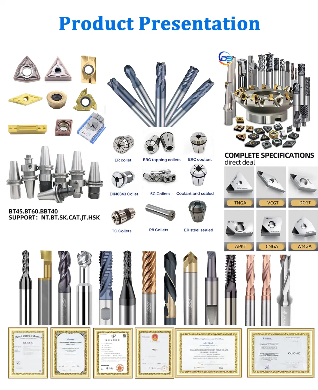 Metric DIN5157 HSS&M2 Form C Bsp Short Machine Taps Hand Tap, Single Bottoming Tap with 2-3 Thread Chamfer