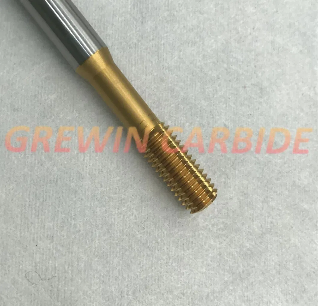 Grewin High Quality Hsse Taps Machine Roll Taps Extrusion Taps DIN371 M8*1.25 6h Tin Coating