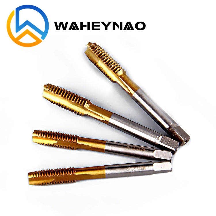 Waheynao Co8% Coated Metric HSS Machine Spiral Screw Pointed Taps for Thread Forming