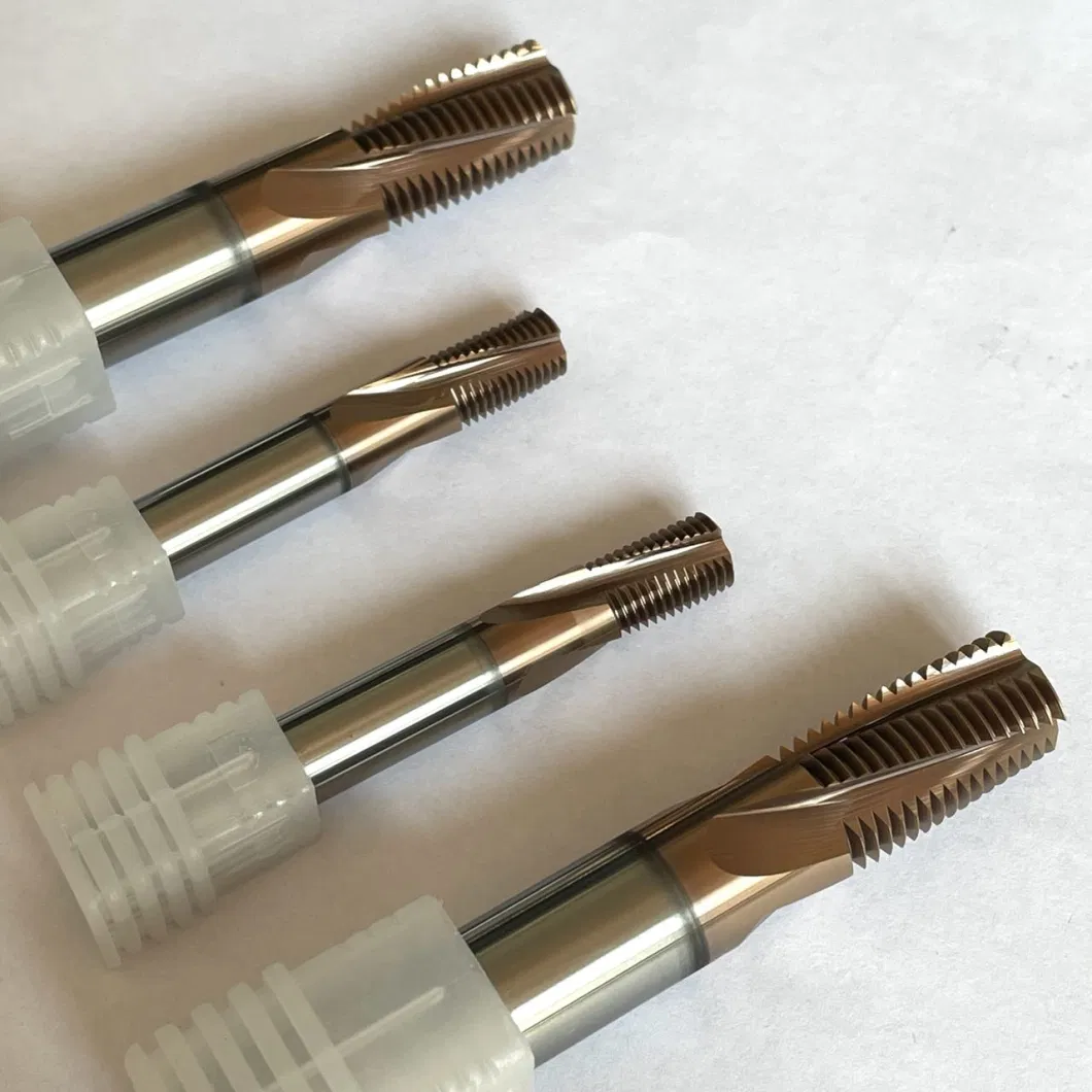 Carbide Thread End Mill Screw Tap Milling Cutter CNC Cutter Router Bits Cutting Tool for CNC Machine