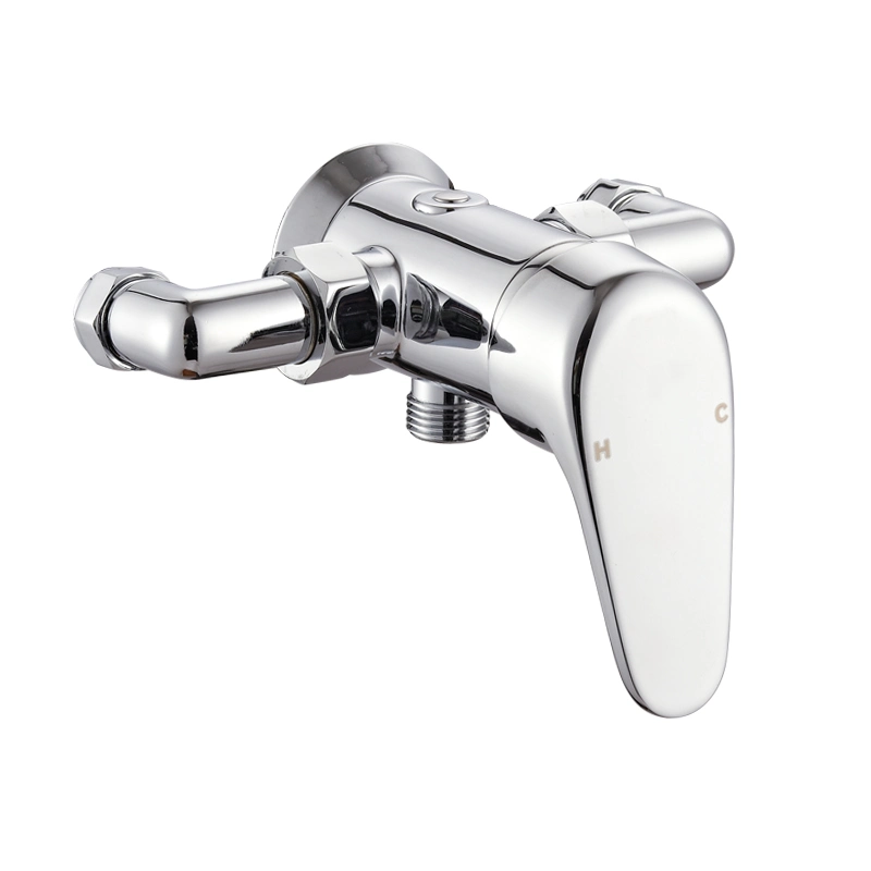 Single Lever Manual Exposed Wall Mounted Shower Faucet